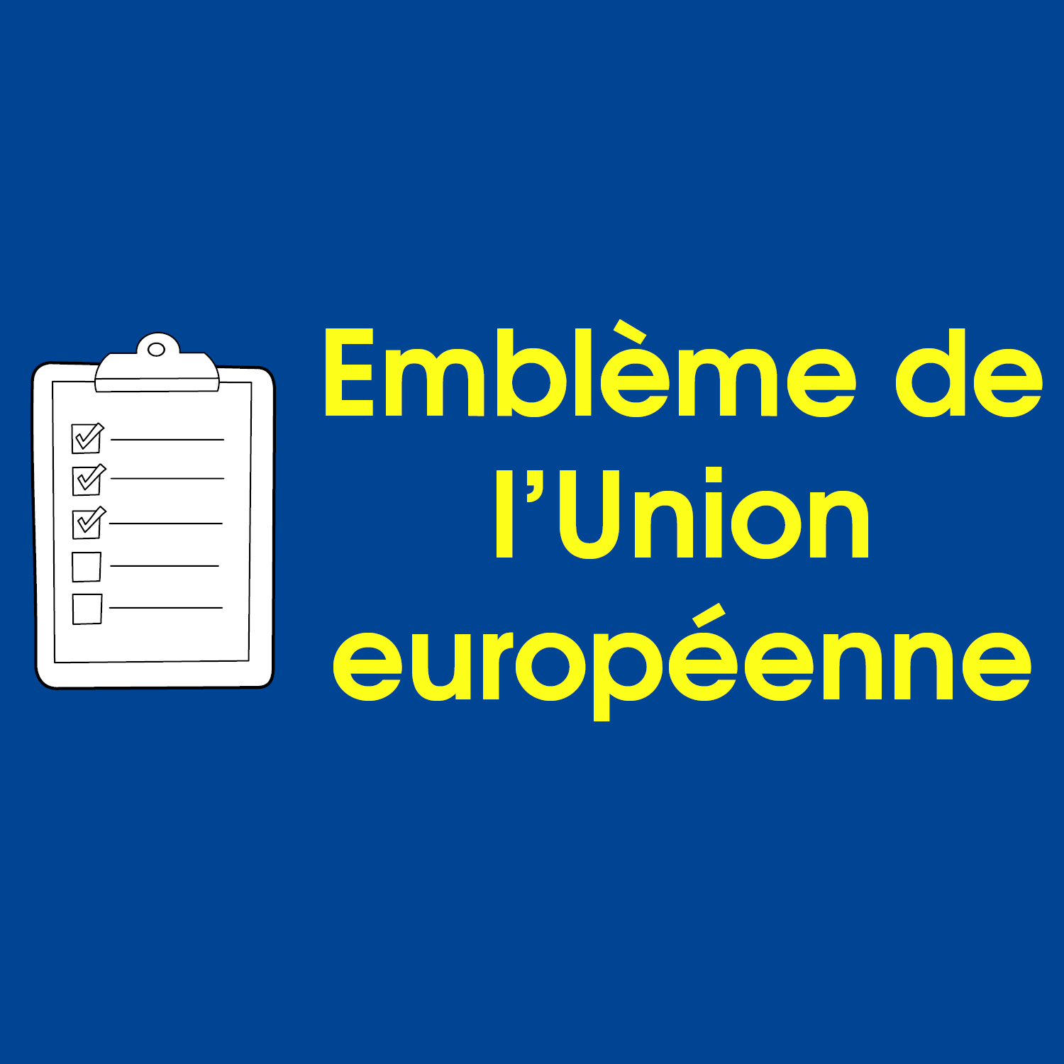 Les logos de l'Union européenne