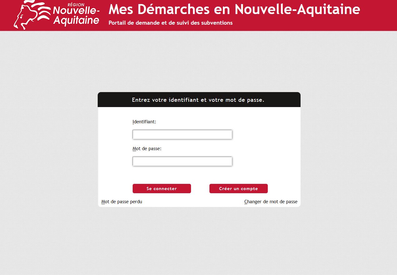 Accueil Mes démarches en Nouvelle-Aquitaine 