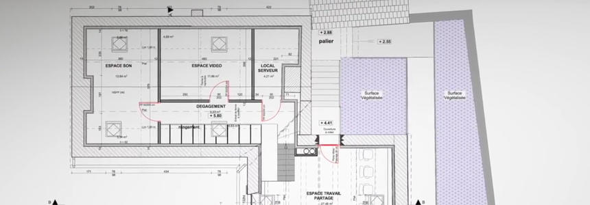 Plan du projet de tiers-lieu à Tarnac
