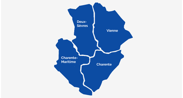 Carte Poitou-Charentes